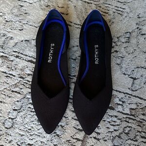 Rothy's Black Women's Flats- Size 9.5